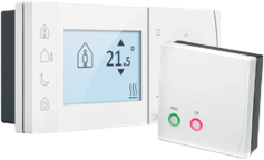 TPOne-S + DBR termostat de cameră programabil conectat la Wi-Fi și receptor RF 087N7856 foto