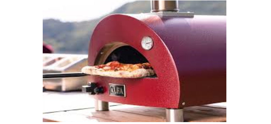 Alfa 2 PIZZE Cuptor Cu Lemne Pentru Pizza - Gri si RED- FXMD-2P-LGRA FXMD-2P-LGRA foto