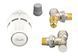 Set cu senzor Danfoss Regus&reg; , robinet RA-FN și returnator RLV-S. Robinete de radiator cu racord cu inel O. RA-FN, RLV-S, DN 15, Угловой 015G5301 foto 1
