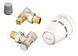 Set cu senzor Danfoss Regus&reg; , robinet RA-FN și returnator RLV-S. Robinete de radiator cu racord cu inel O. RA-FN, RLV-S, DN 15, Угловой 015G5301 foto 3