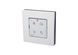 Comenzi pentru &icirc;ncălzire prin pardoseală, Danfoss Icon&trade; 230V RT cu fir, Termostat de cameră, 230,0 V, Tensiune de ieșire [V] AC: 230, Număr de canale: 0, &Icirc;n perete 088U1020 foto 1