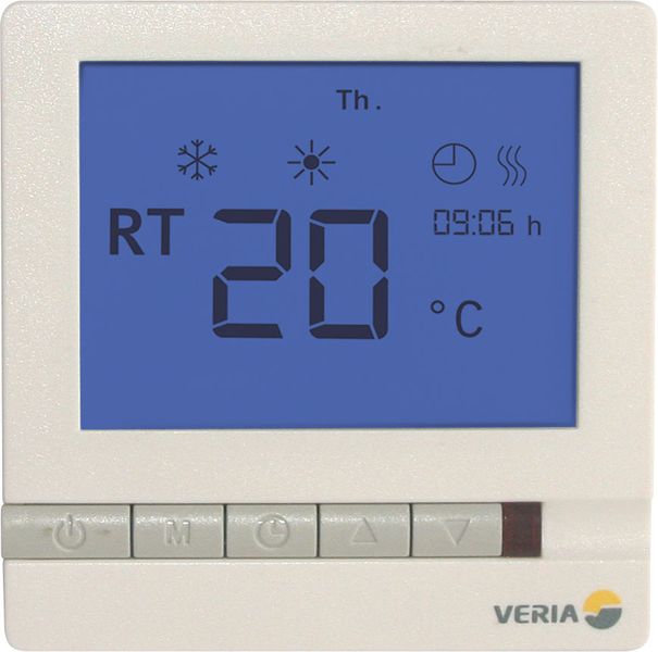Termostat digital Veria Control T45 podea calda electrica 189B4060 foto